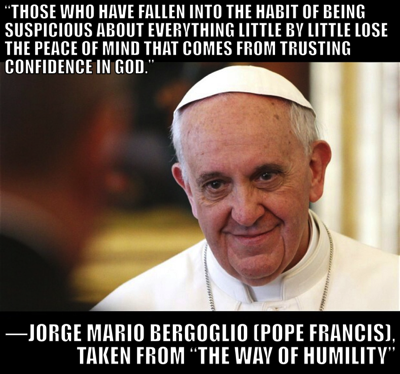 Thoughts on Catholics, Obedience and Pope Francis