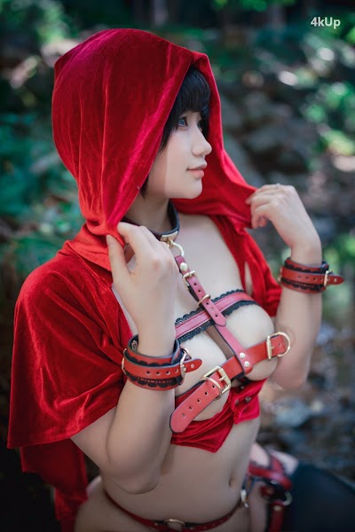 DJAWA Photo – Mimmi (밈미) Naughty Red Hiring Hood