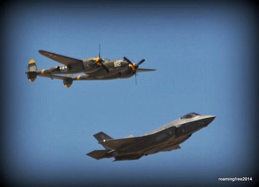 First Generation (B-38) & Latest Generation (F-35) Fighters