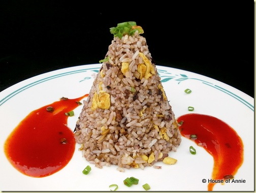 fried rice with anchovies