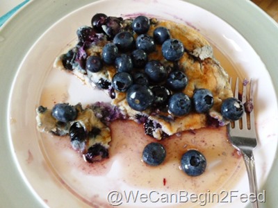 July 31 coconut flour pancakes blueberries 001