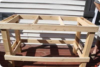 Step by step potting bench tutorial