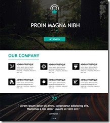 One Page Muse Template
