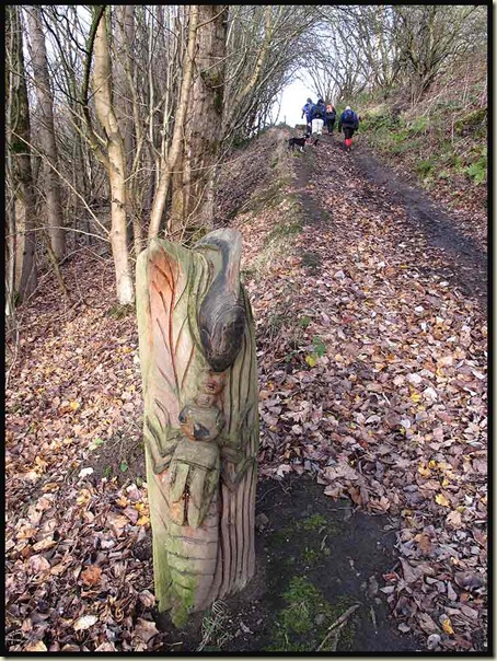 Sculpture in Moses Gate Country Park