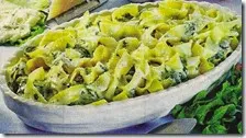Pappardelle con gorgonzola e spinaci