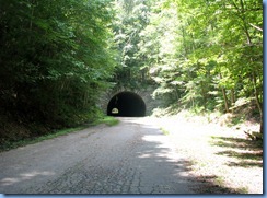 0436 North Carolina - Lakeview Drive - 'The Road to Nowhere' - Smoky Mountain National Park - tunnel at end of road