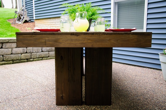 DIY Outdoor Patio Table Tutorial (Farmhouse)