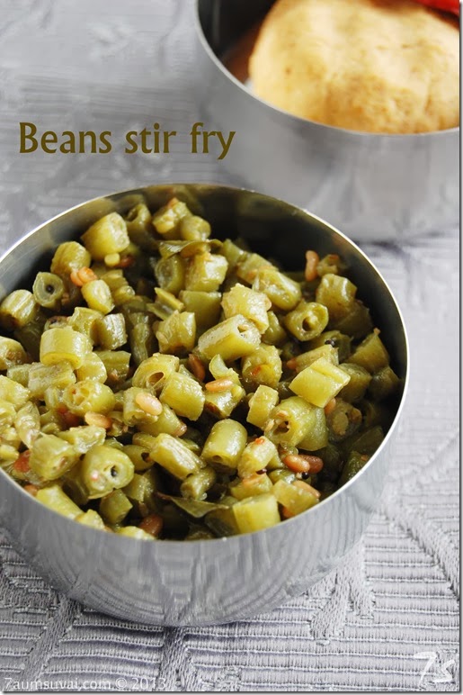 Beans stir fry