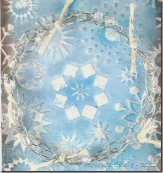 snowflake double embossing tag2