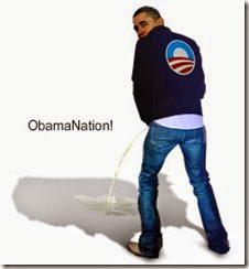 Obama - Peeing on US