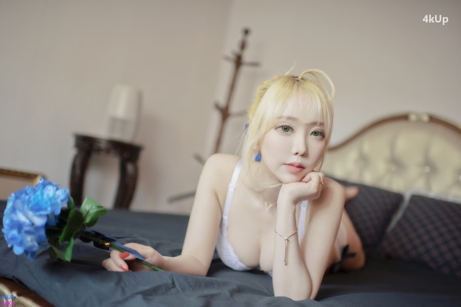 [BLUECAKE] Bomi (보미) & Zia (지아) Fate Saber x Thosaka Rin – Lingerie.Ver
