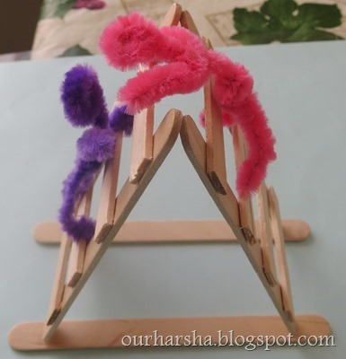 ::My Hobbies::: Popsicle sticks or Ice cream sticks Ladder