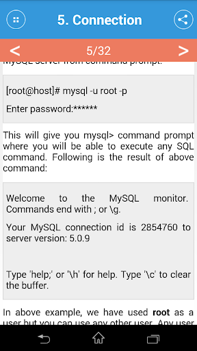 【免費書籍App】MySQL Tutorial-APP點子