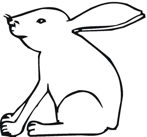 DIBUJOS PARA COLOREAR LIEBRES