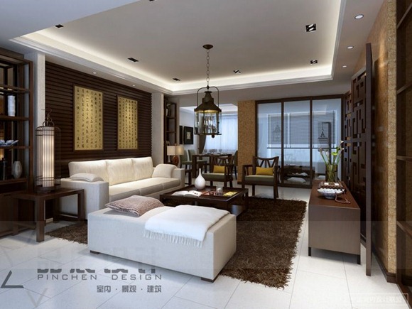 Modernas salas con influencia china