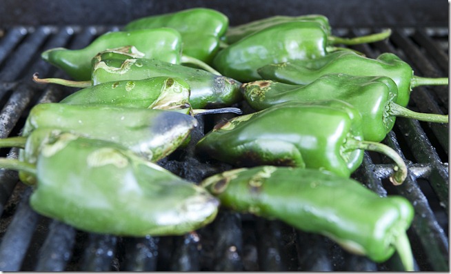 Poblanos on the Grill