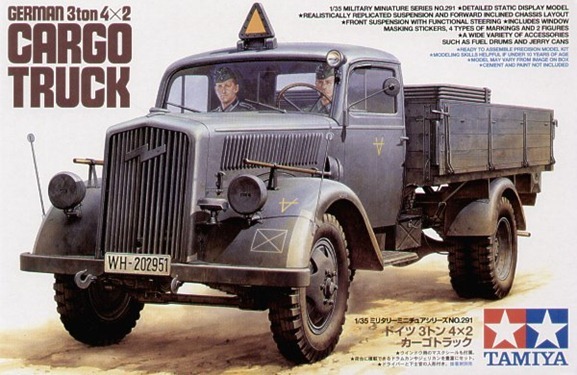 Camiones RC German 3Ton 4x2 Cargo Trk