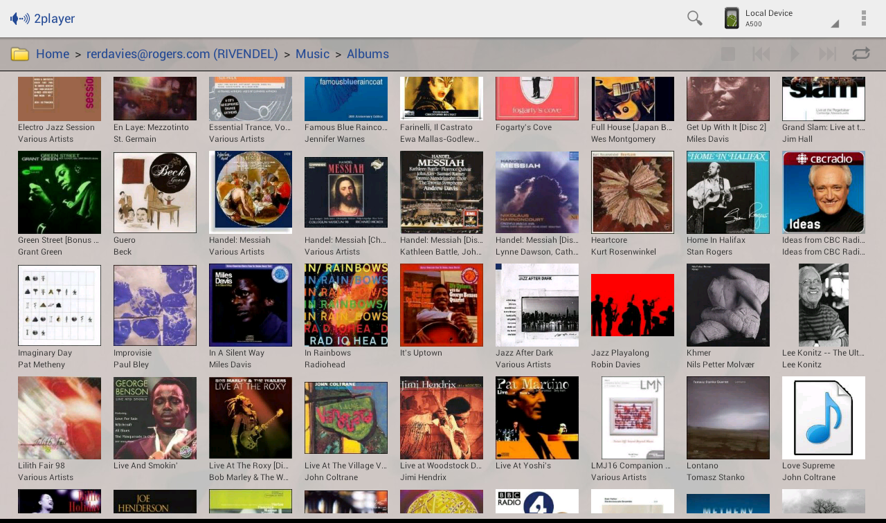 2player 2.0 UPnP/DLNA Player - screenshot