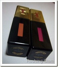 YSL Glossy Stain No. 6 and No. 14 (2)