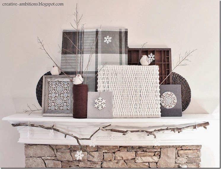 Winter Mantel (front view)