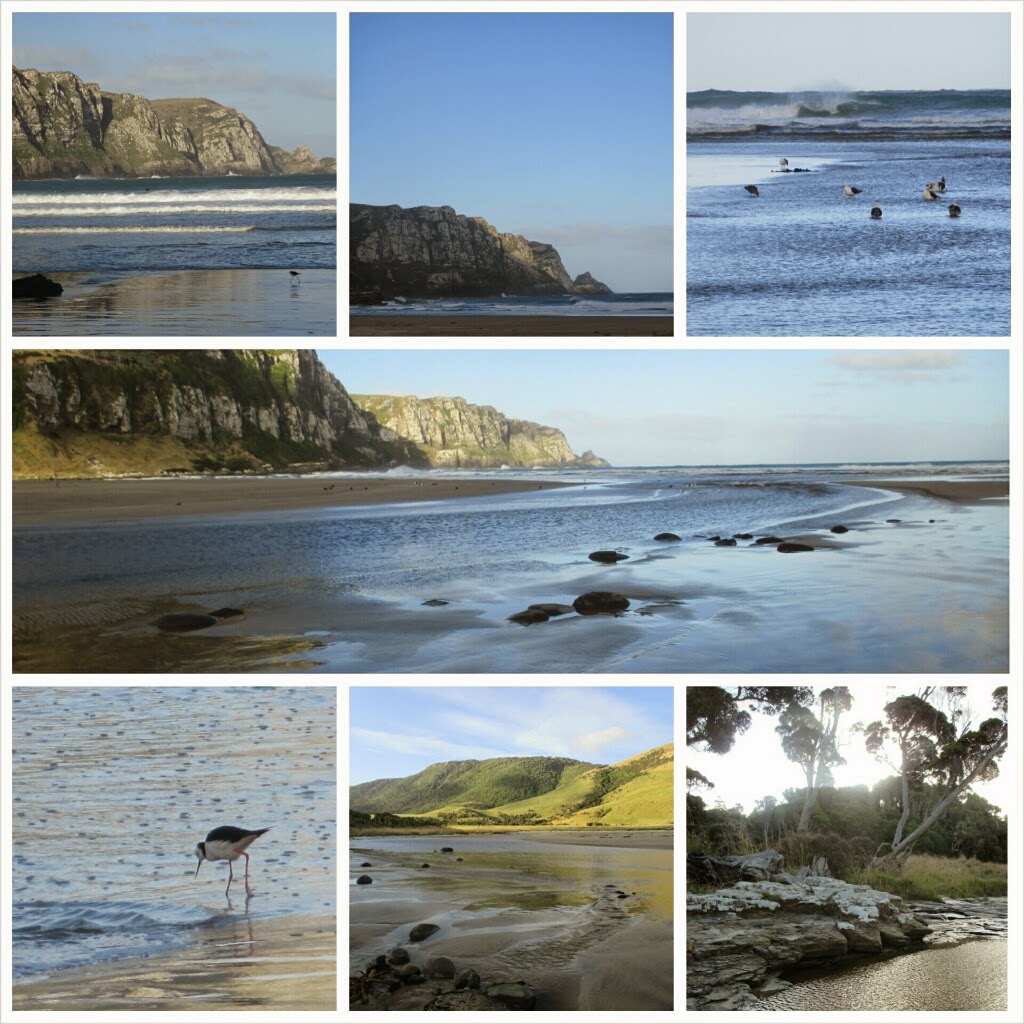 Purakaunui Bay in the evening