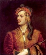 Byron in Albanian dress, painted by Thomas Phillips, 1813