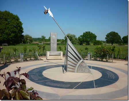 memorial sundial at Bosworth visitor centre