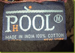 Vintage Pool label