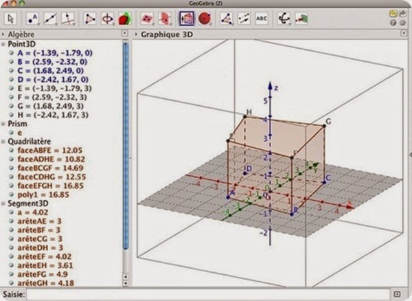 Guida a GeoGebra, software per l'apprendimento e l'insegnamento della matematica: come creare fogli di lavoro dinamici.