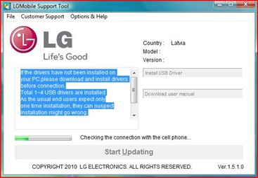 LG Mobile Support Tool Download