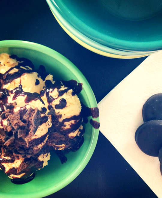 Girl Scout Cookie Thin Mint Sundae | Shan Made