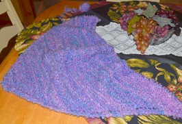 been working on a baby blanket for a new grand niece coming to Mo
