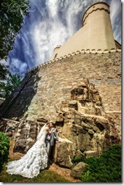 Свадебные фотографии замок Олик