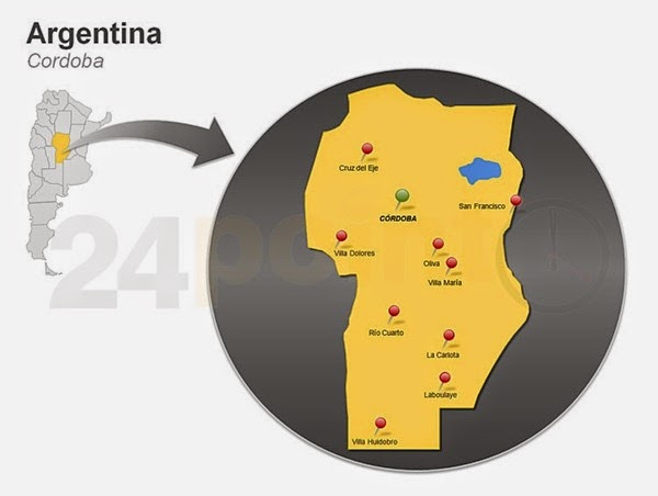 cordoba-argentina-powerpoint-slide-map