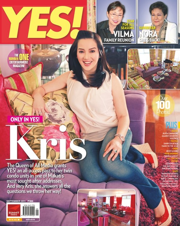 Yes Magazine - Kris Aquino
