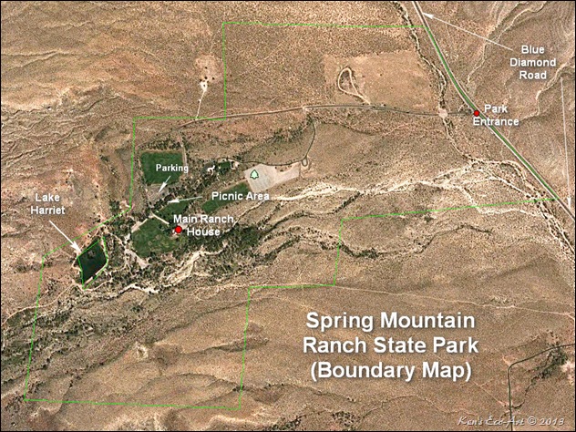 MAP-Spring Mt Ranch State Park Boundary