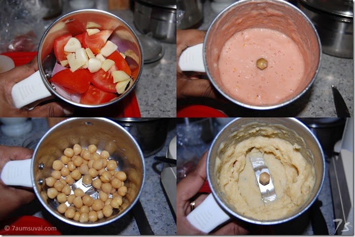 Chickpea curry  process
