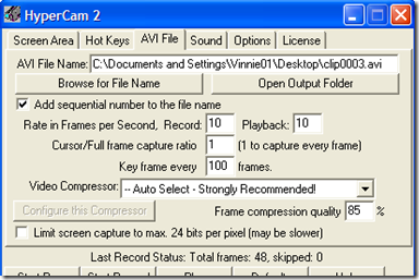 HyperCam 2 AVI File