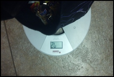 candy weight