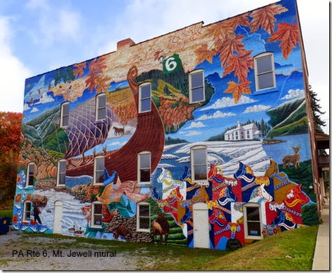 PA Rte 6, Mt. Jewell mural