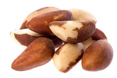 Brazil Nuts Isolated