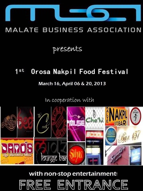 Orosa Nakpil Food Festival