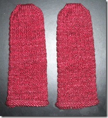 Nubby Noro Mittens - Front