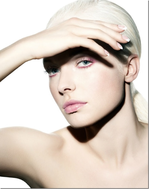 Фотосессия фотографа Кристель Бангсгаард (Christel Bangsgaard) Beauty,красивый макияж глаз, белый френч