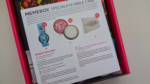 Memebox Smile Care