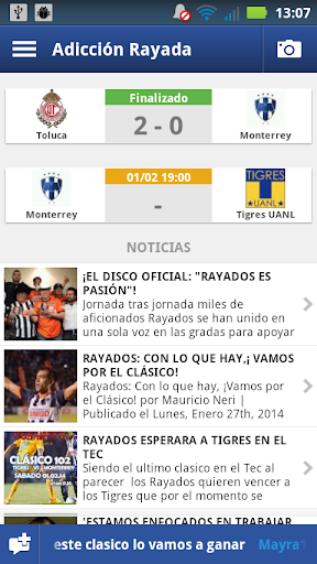 【免費運動App】CF Monterrey Adiccionrayada-APP點子