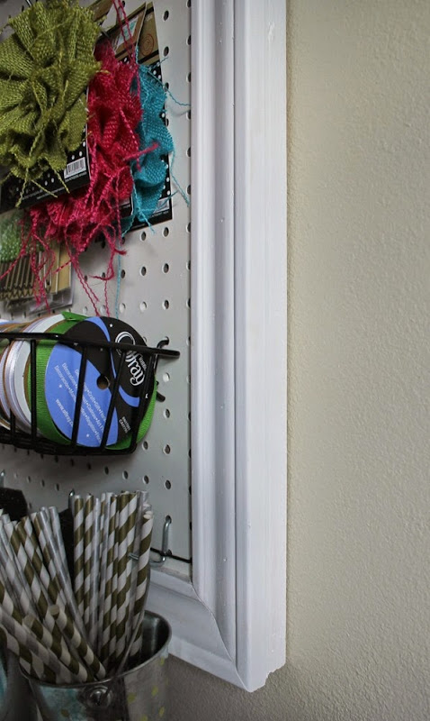 how to hang a peg board