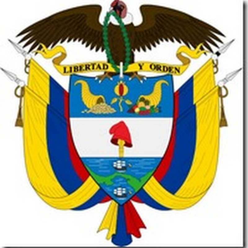 Escudo nacional de Colombia para colorear