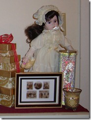doll and candles