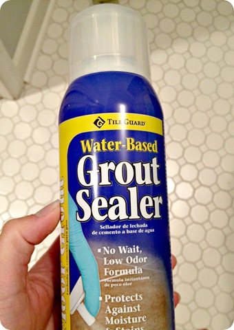 one hour spray grout sealer